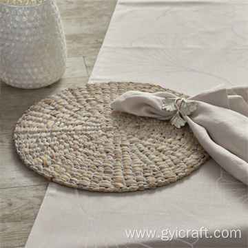 round woven placemats natural
